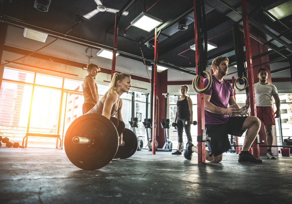 Séance de CrossFit en salle